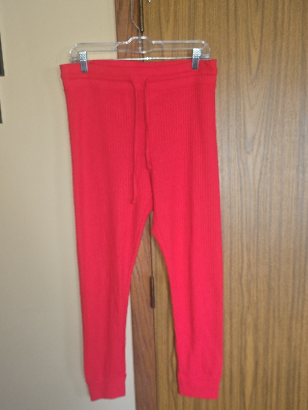 GAP Women's Ribbed Red Lounge Joggers